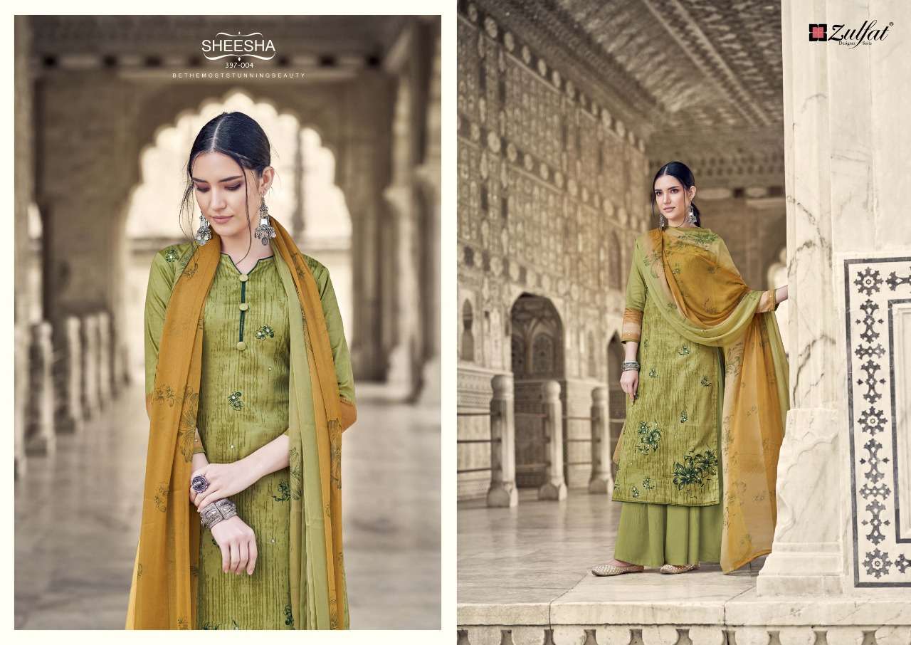 Zulfat Sheesha catalog Exclusive Jam Cotton Dress Material