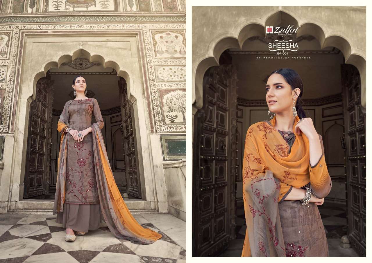 Zulfat Sheesha catalog Exclusive Jam Cotton Dress Material