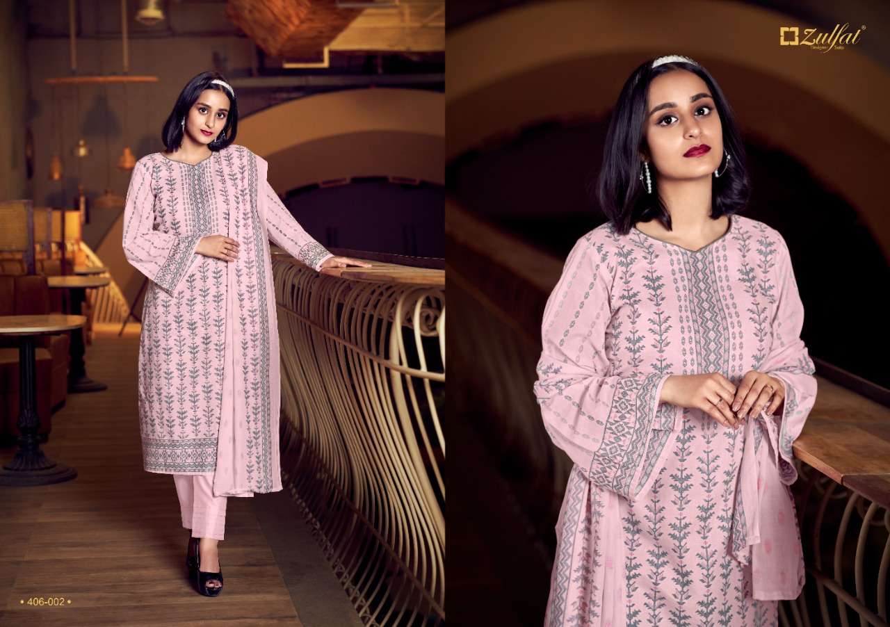 Zulfat Vamika catalog Cotton Printed Buy  Low Price Dress Materials for Women 