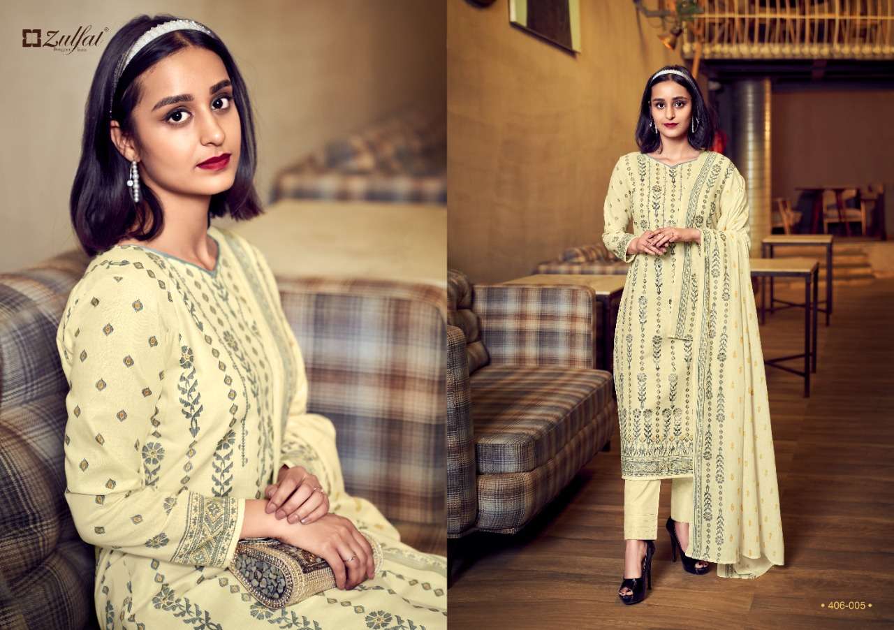 Zulfat Vamika catalog Cotton Printed Buy  Low Price Dress Materials for Women 