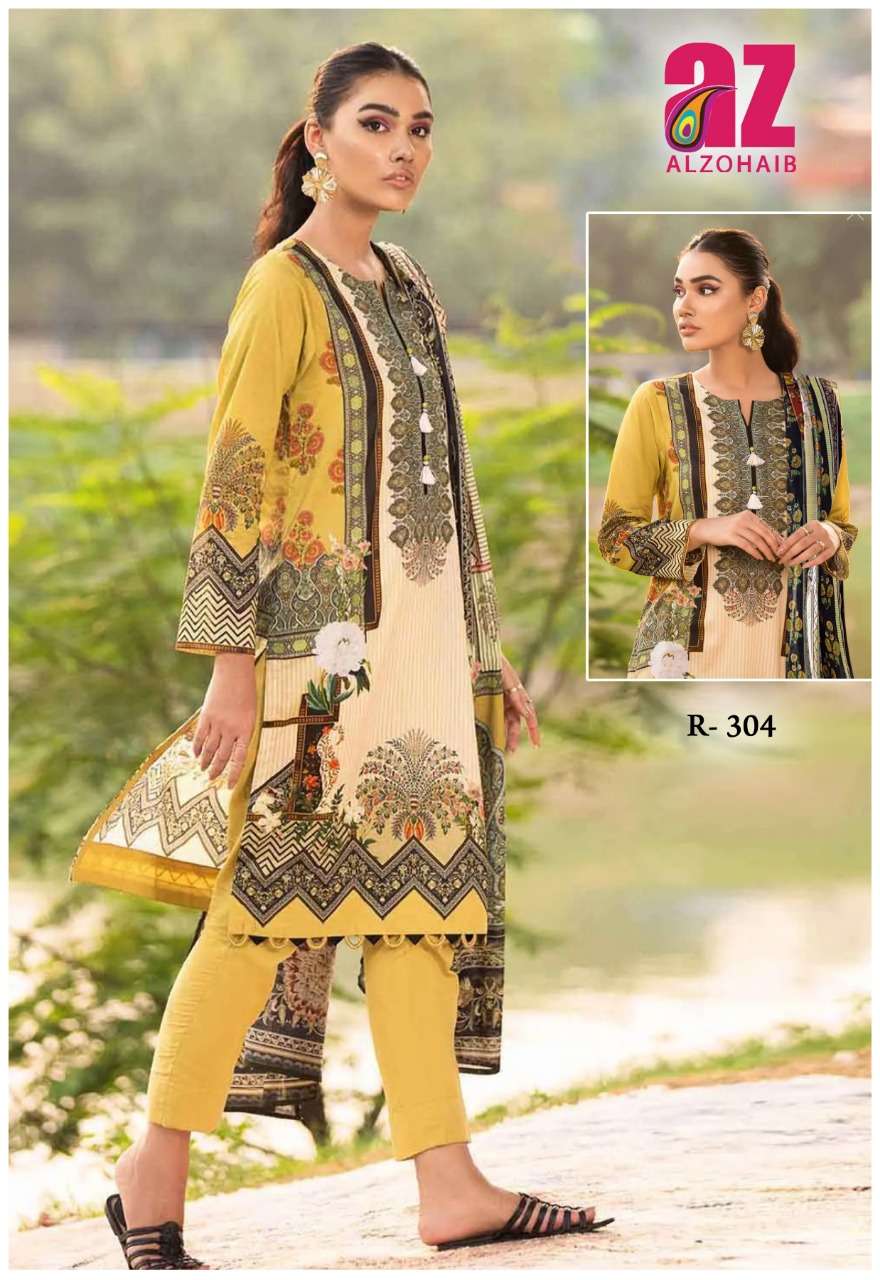 Al Zohaib Roohi Vol 3 Catalog Exclusive Wear Karachi Cotton Dress Materials