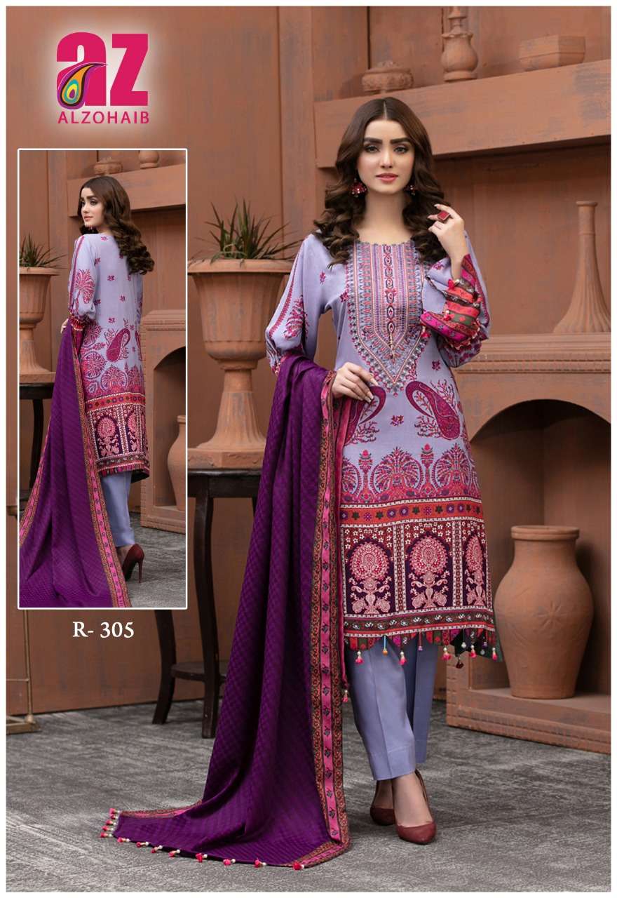 Al Zohaib Roohi Vol 3 Catalog Exclusive Wear Karachi Cotton Dress Materials