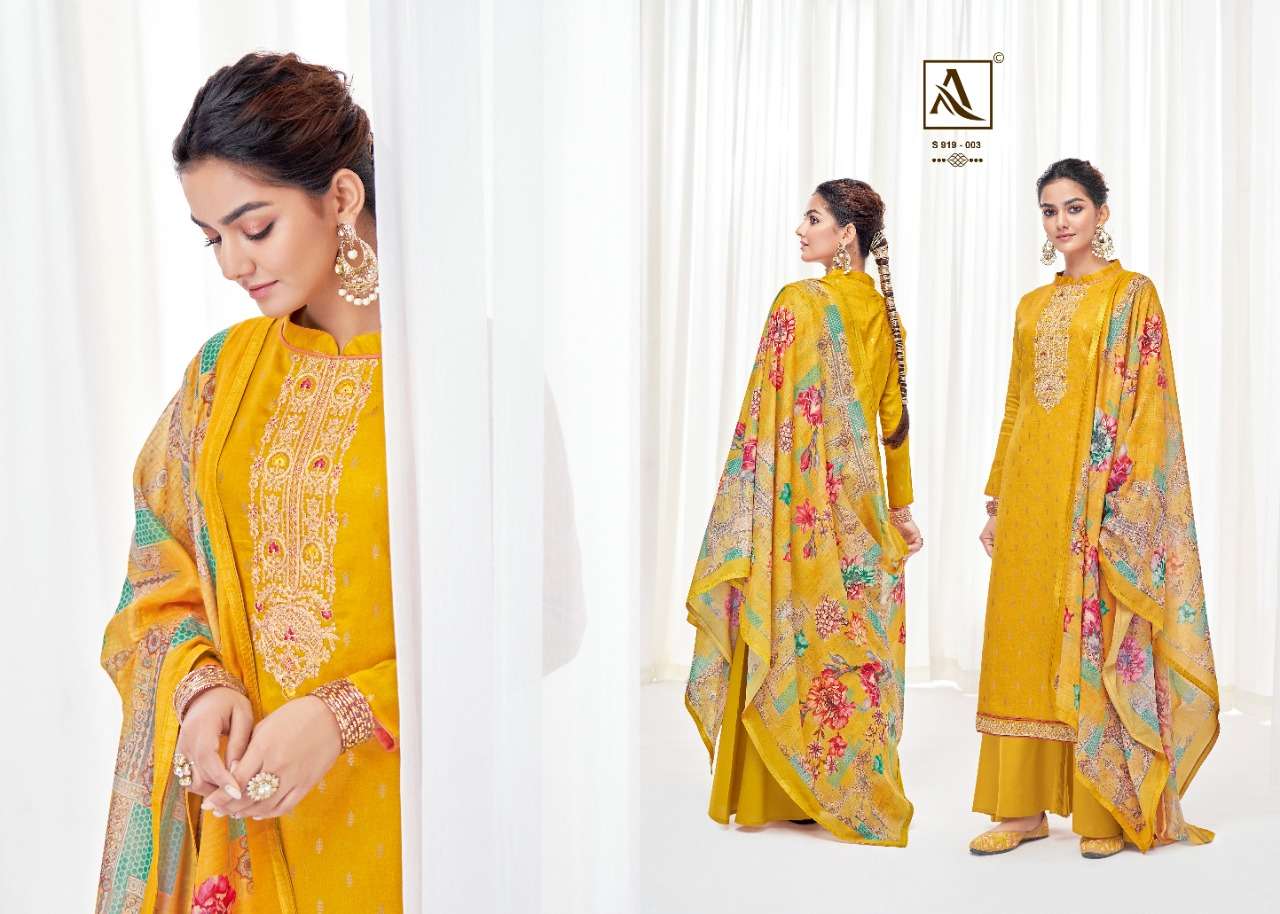 Alok Tarunika Catalog Pure Jam Cotton Designer Wear Ladies Dress Materials 