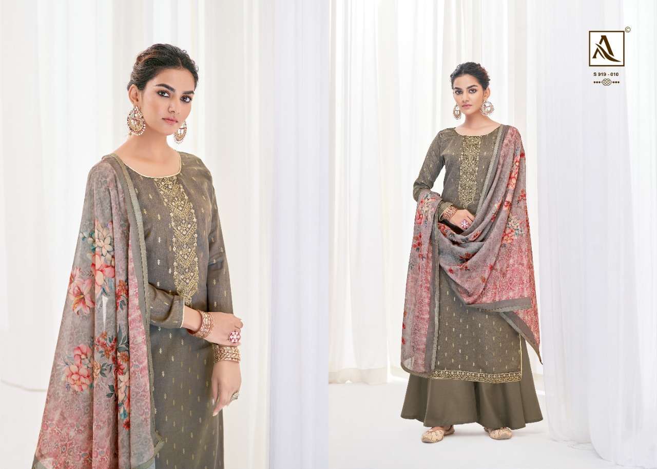 Alok Tarunika Catalog Pure Jam Cotton Designer Wear Ladies Dress Materials 