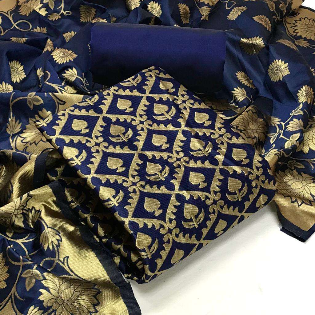 Banarasi Silk 58 Catalog Ethnic Wear Banarasi Silk Ladies Dress Materials 