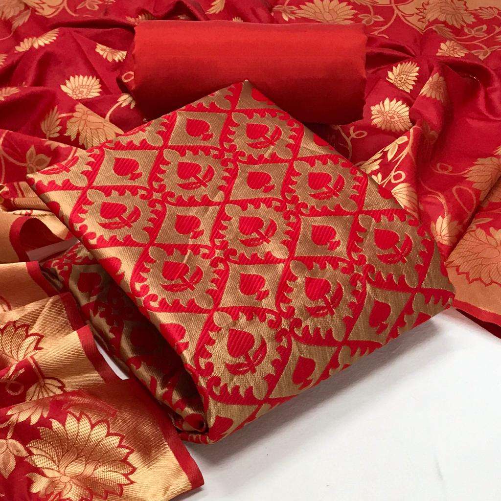 Banarasi Silk 58 Catalog Ethnic Wear Banarasi Silk Ladies Dress Materials 