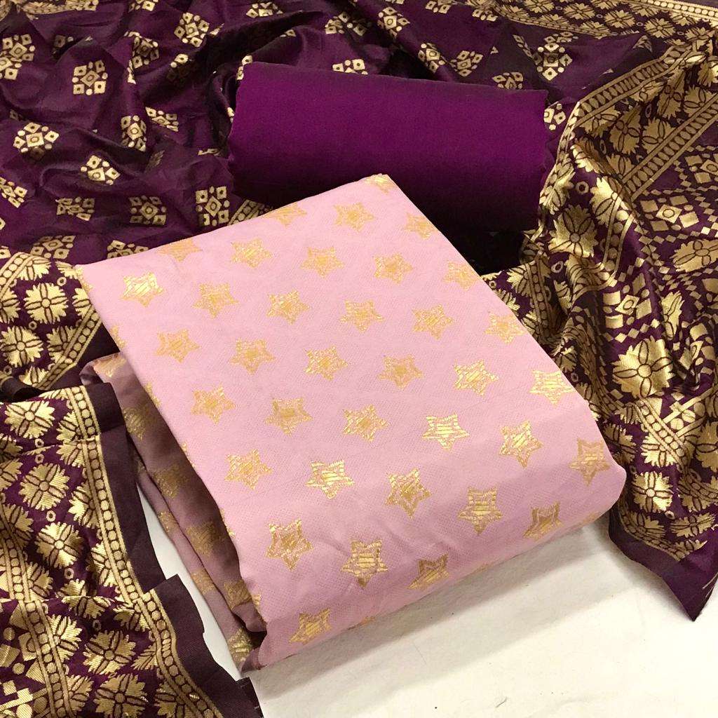 Banarasi Silk 59 Catalog Festive Wear Banarasi Silk Women Dress Materials 