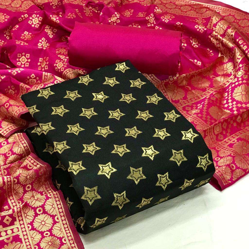 Banarasi Silk 59 Catalog Festive Wear Banarasi Silk Women Dress Materials 