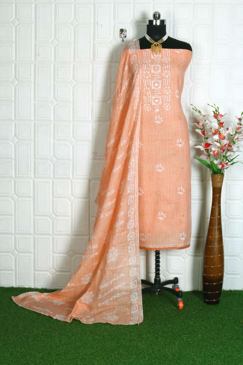 Bipson Khushboo 1800 Catalog Designer Wear Pure Cotton Mirror Work Dress Materials 