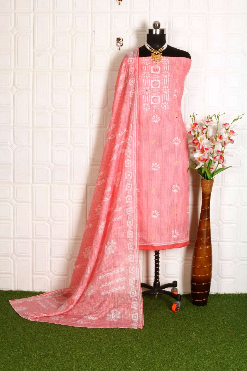 Bipson Khushboo 1800 Catalog Designer Wear Pure Cotton Mirror Work Dress Materials 