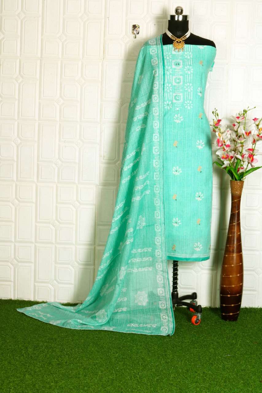 Bipson Khushboo 1800 Catalog Designer Wear Pure Cotton Mirror Work Dress Materials 