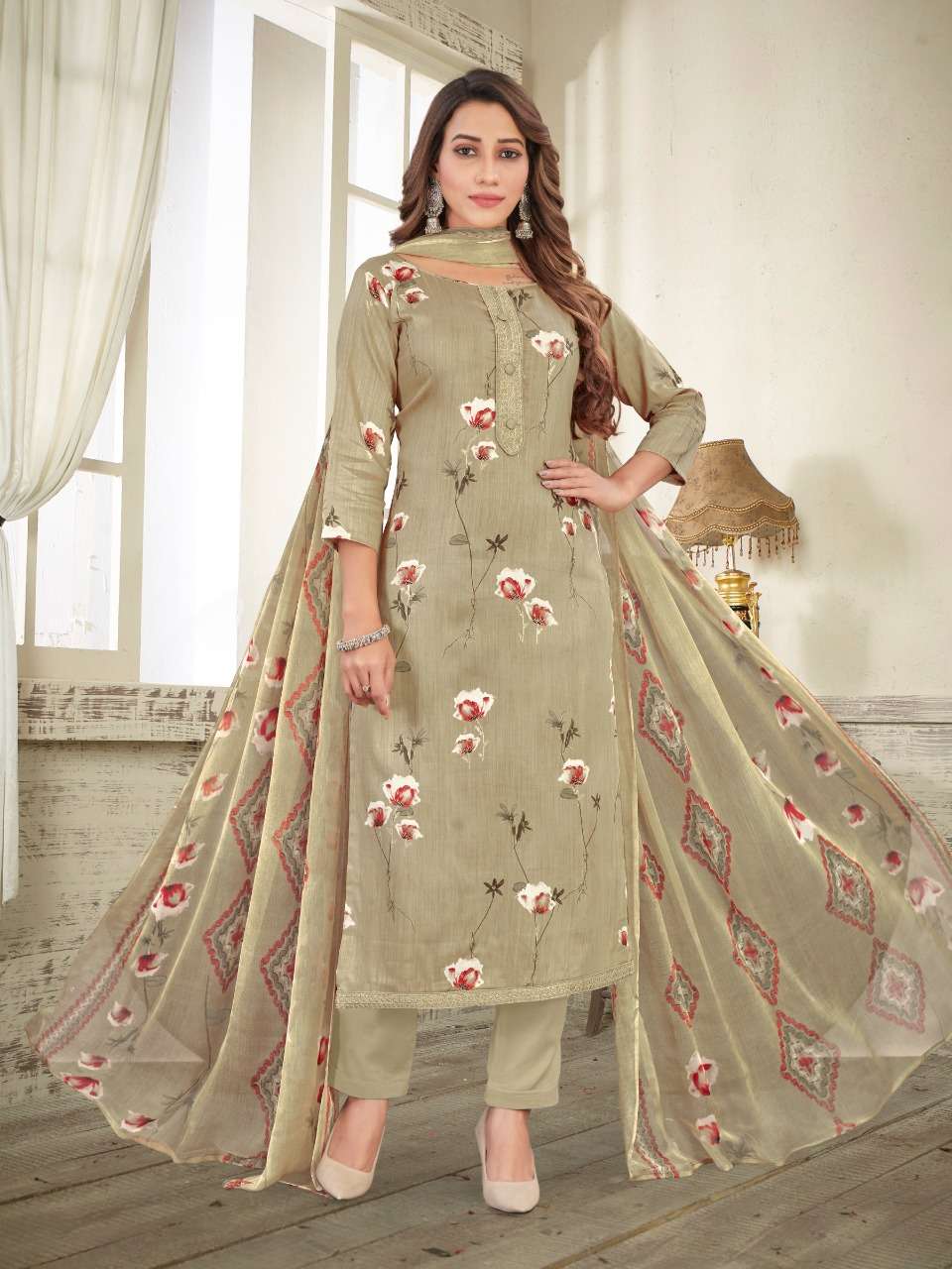 Bipson Riya 1799 Catalog Fancy Wear Jam Satin Women Dress Materials 
