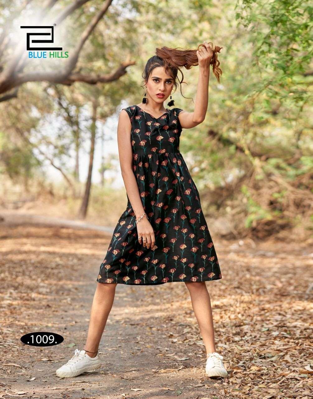 Blue Hills Short Top Vol 1 Catalog Casual Wear Rayon Short Kurtis
