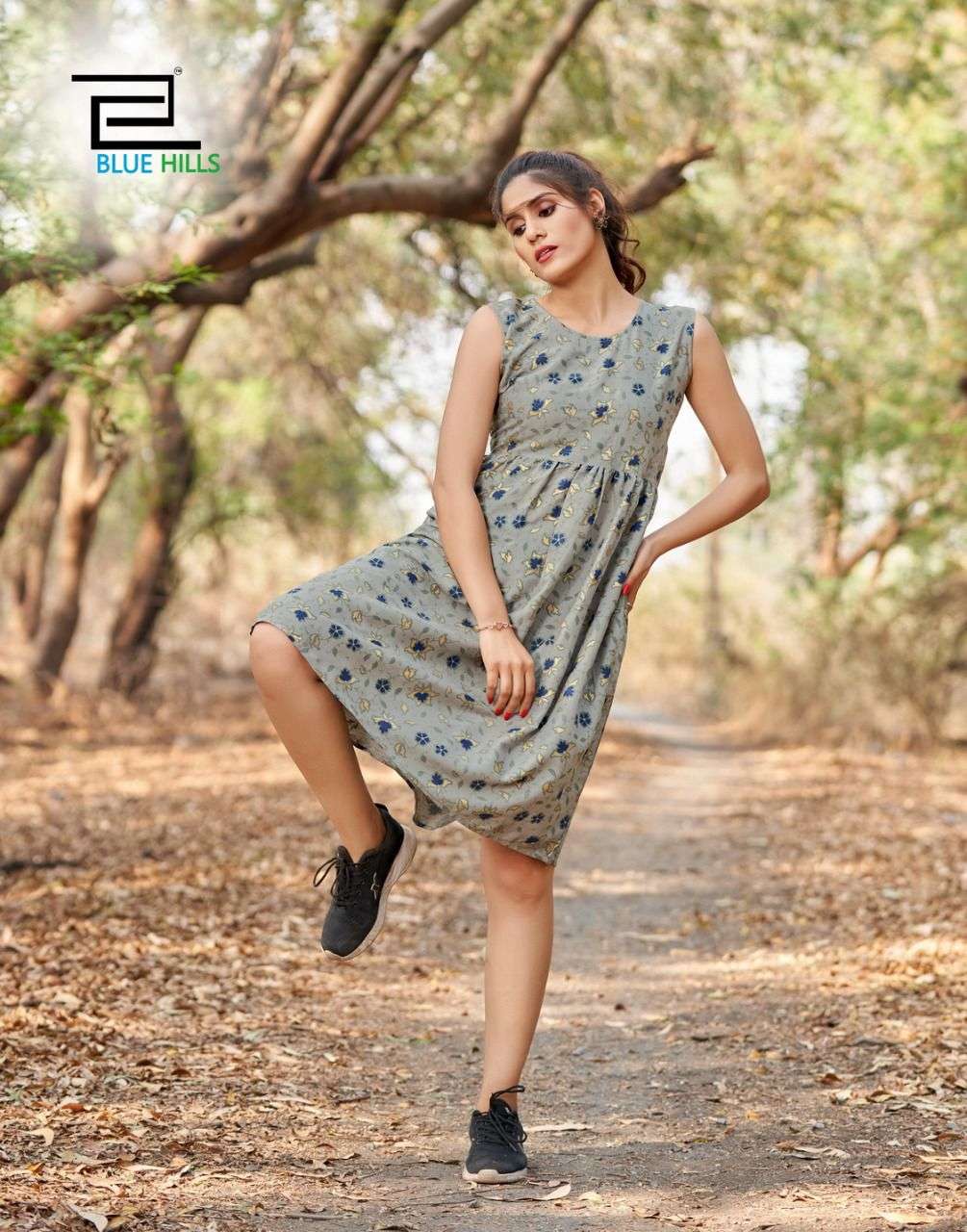 Blue Hills Short Top Vol 1 Catalog Casual Wear Rayon Short Kurtis