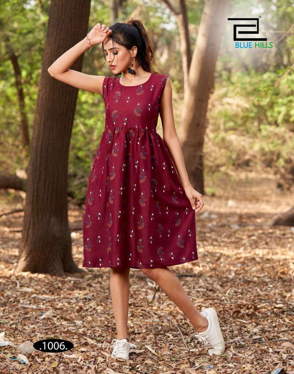 Blue Hills Short Top Vol 1 Catalog Casual Wear Rayon Short Kurtis