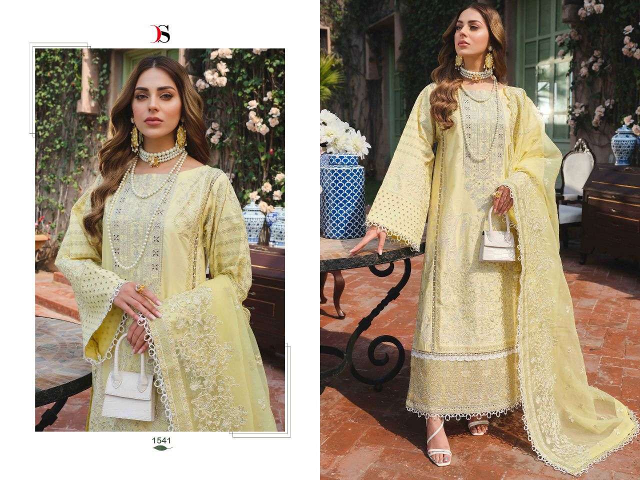 Deepsy Maryam N Mariya Lawn 22 Catalog Designer Wear Pure Cotton Embroidery Pakistani Salwar Kameez 