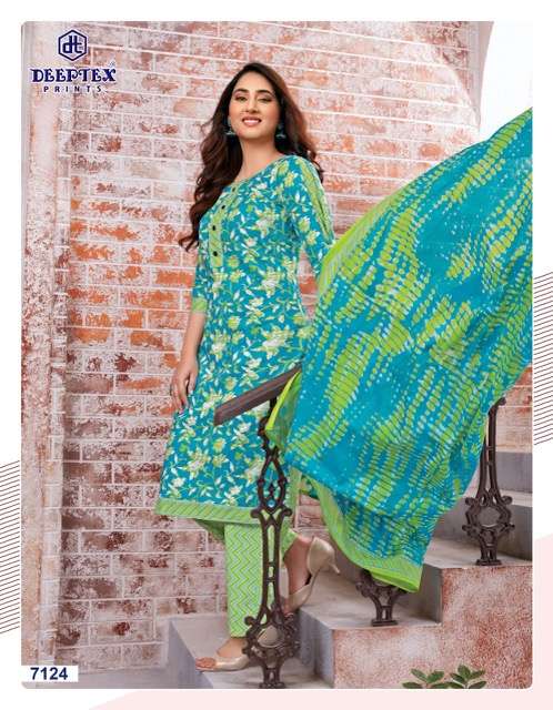 Deeptex Miss India 71 Catalog Daily Wear Unstitched Women Dress Materials 