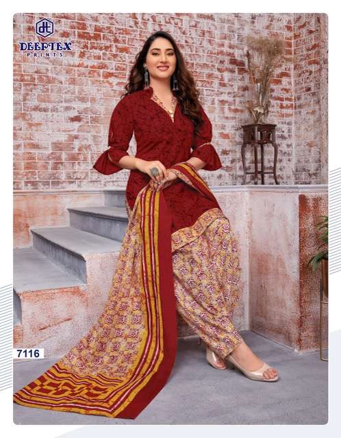 Deeptex Miss India 71 Catalog Daily Wear Unstitched Women Dress Materials 