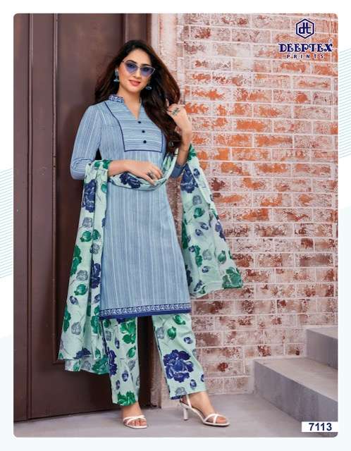 Deeptex Miss India 71 Catalog Daily Wear Unstitched Women Dress Materials 