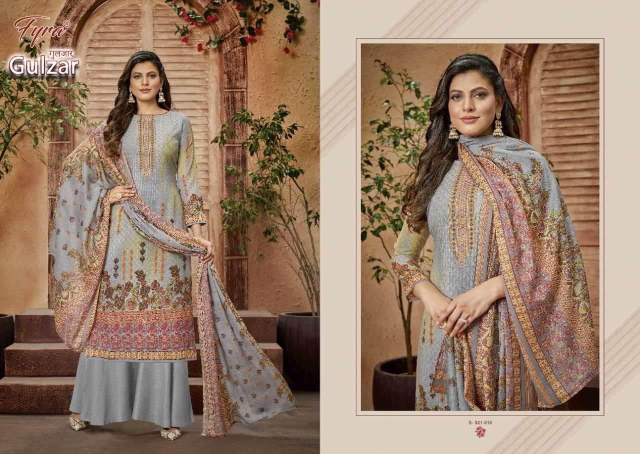 Fyra Gulzar Catalog Casual Wear Pure Cotton Printed Women Unstitched Dress Materials 