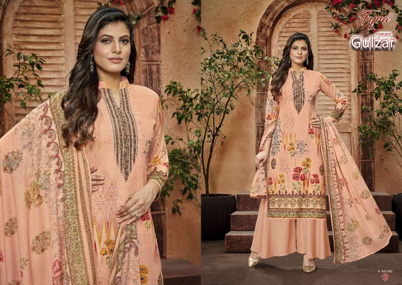 Fyra Gulzar Catalog Casual Wear Pure Cotton Printed Women Unstitched Dress Materials 