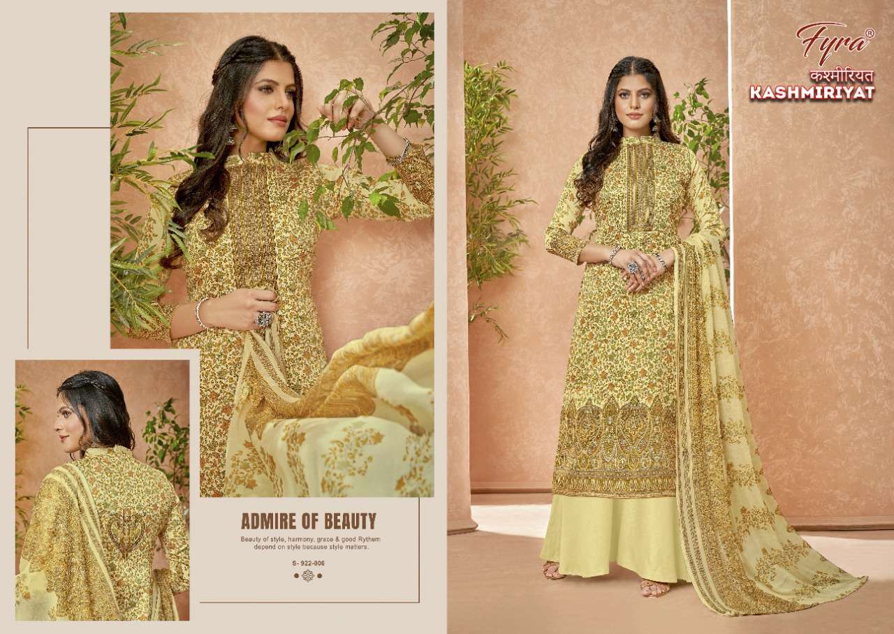 Fyra Kashmiriyat Catalog Daily Wear Pure Jam Digital Printed Dress Materials