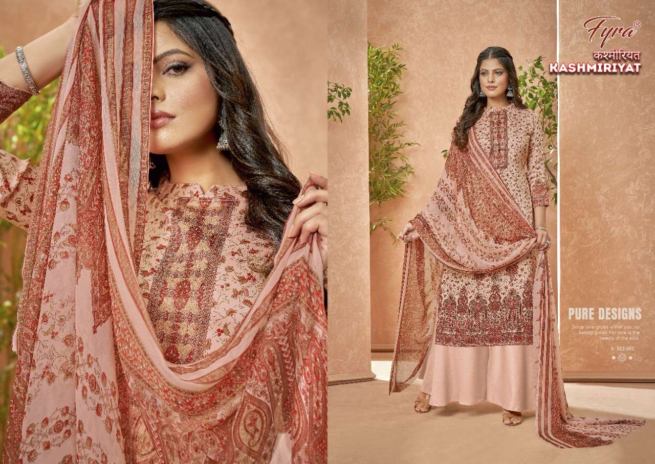 Fyra Kashmiriyat Catalog Daily Wear Pure Jam Digital Printed Dress Materials