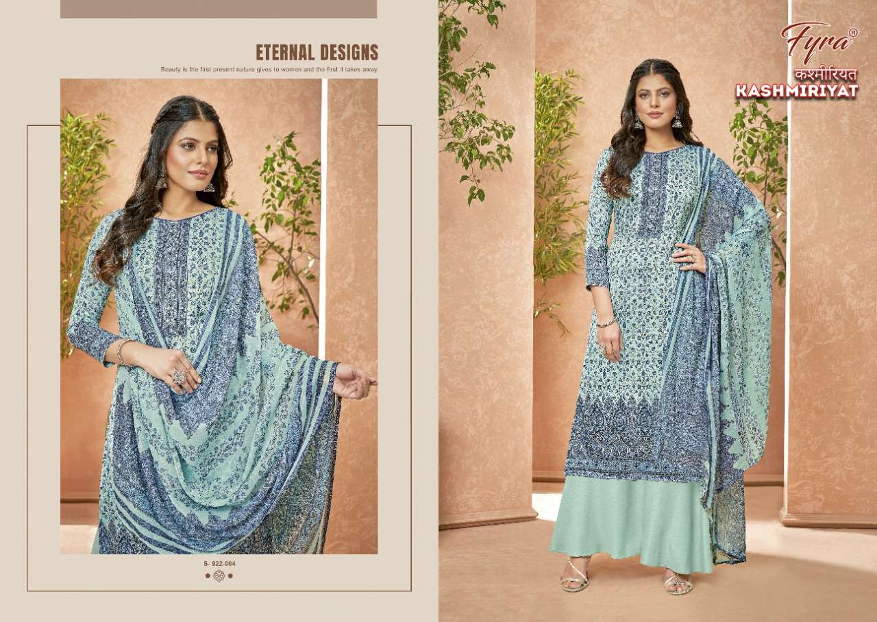 Fyra Kashmiriyat Catalog Daily Wear Pure Jam Digital Printed Dress Materials