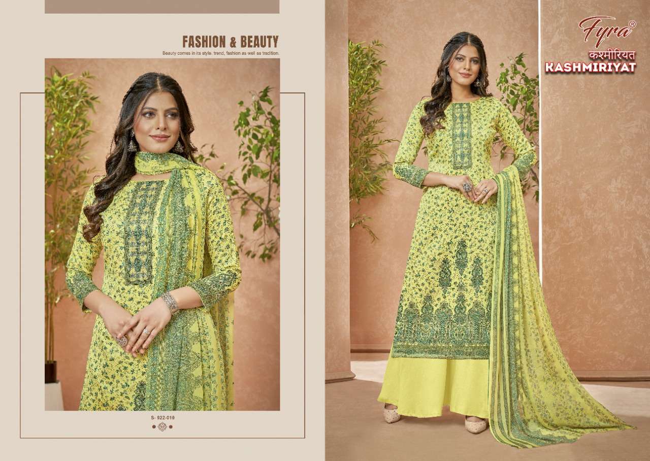 Fyra Kashmiriyat Catalog Daily Wear Pure Jam Digital Printed Dress Materials