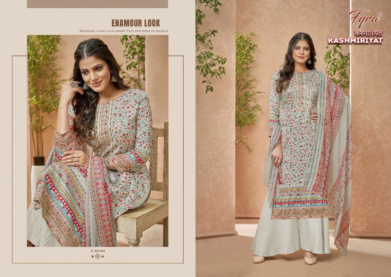 Fyra Kashmiriyat Catalog Daily Wear Pure Jam Digital Printed Dress Materials