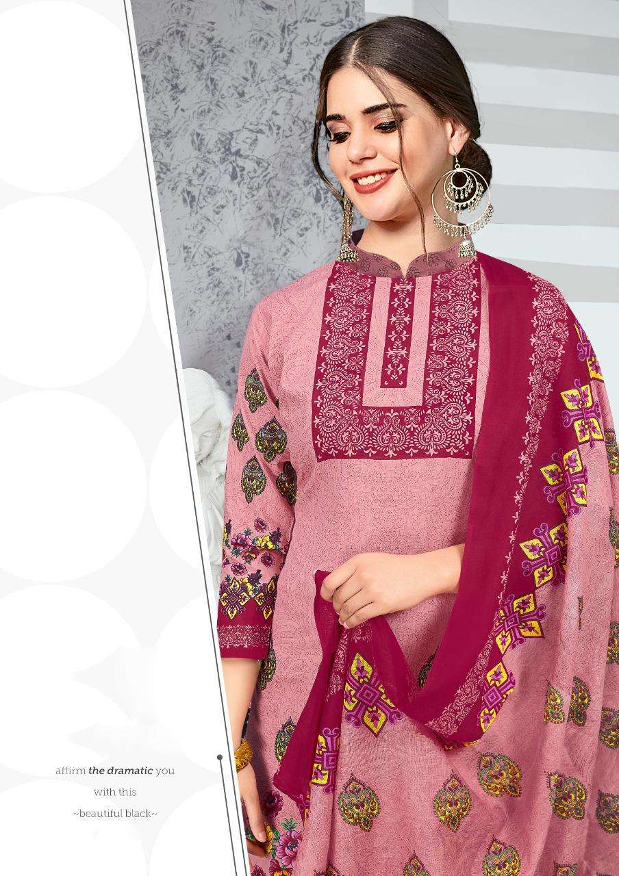 Gulnaaz Catalog Daily Wear Karachi Cotton Unstitched Women Dress Materials 
