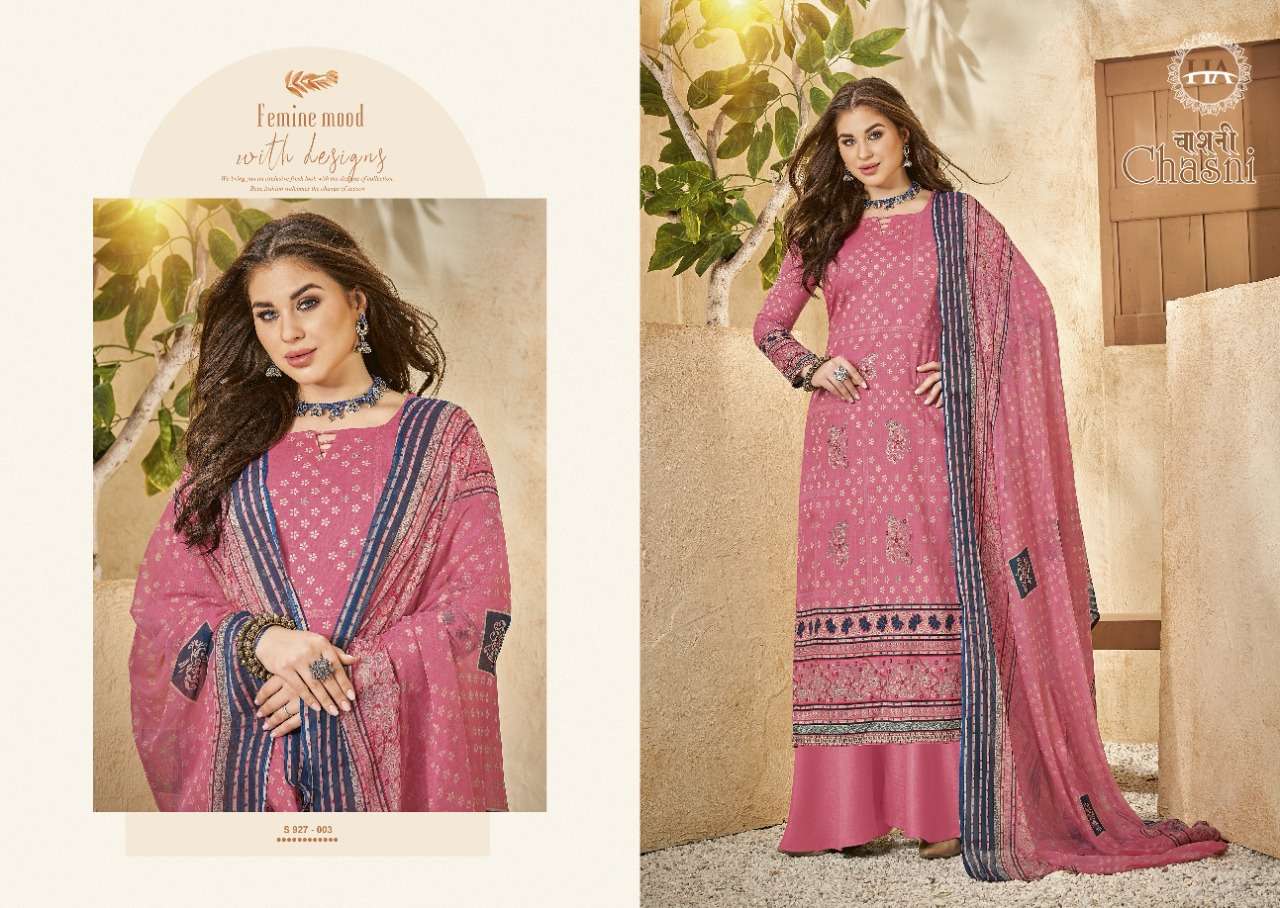 Harshit Chasni Catalog Festive Wear Pure Jam Digital Printed Unstitched Women Dress Materials 