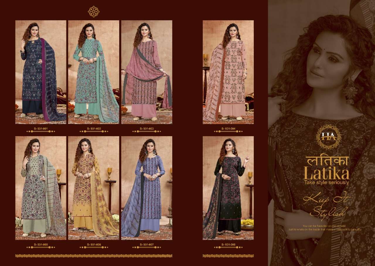 Harshit Latika Catalog Designer Wear Pure Jam Cotton Printed Dress Materials 