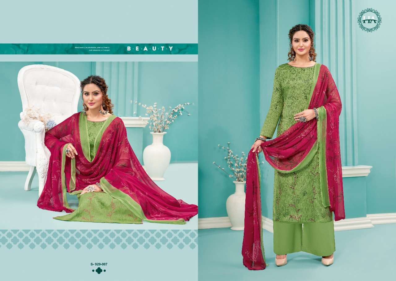 Harshit Summer 22 Catalog Festive Wear Pure Jam Digital Printed Dress Materials 