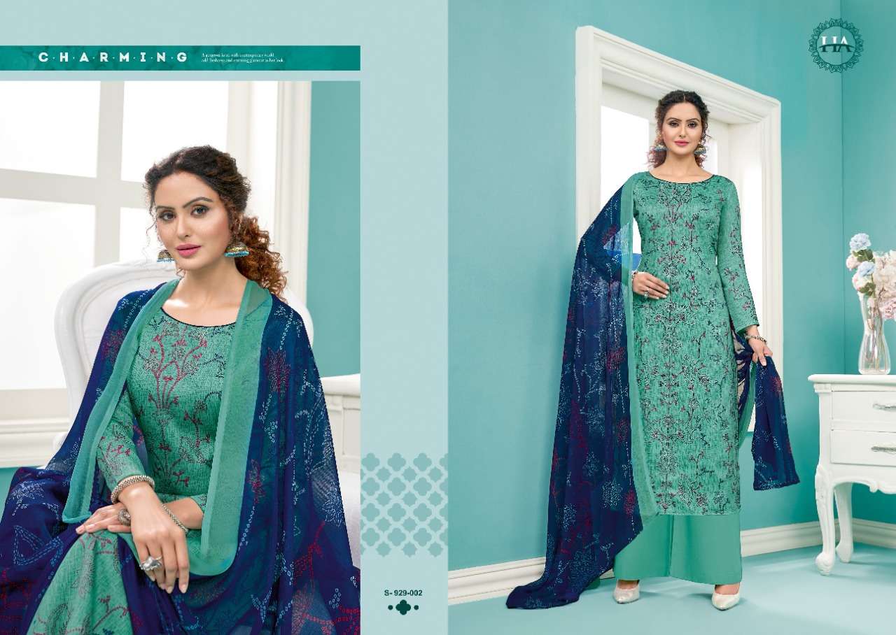 Harshit Summer 22 Catalog Festive Wear Pure Jam Digital Printed Dress Materials 
