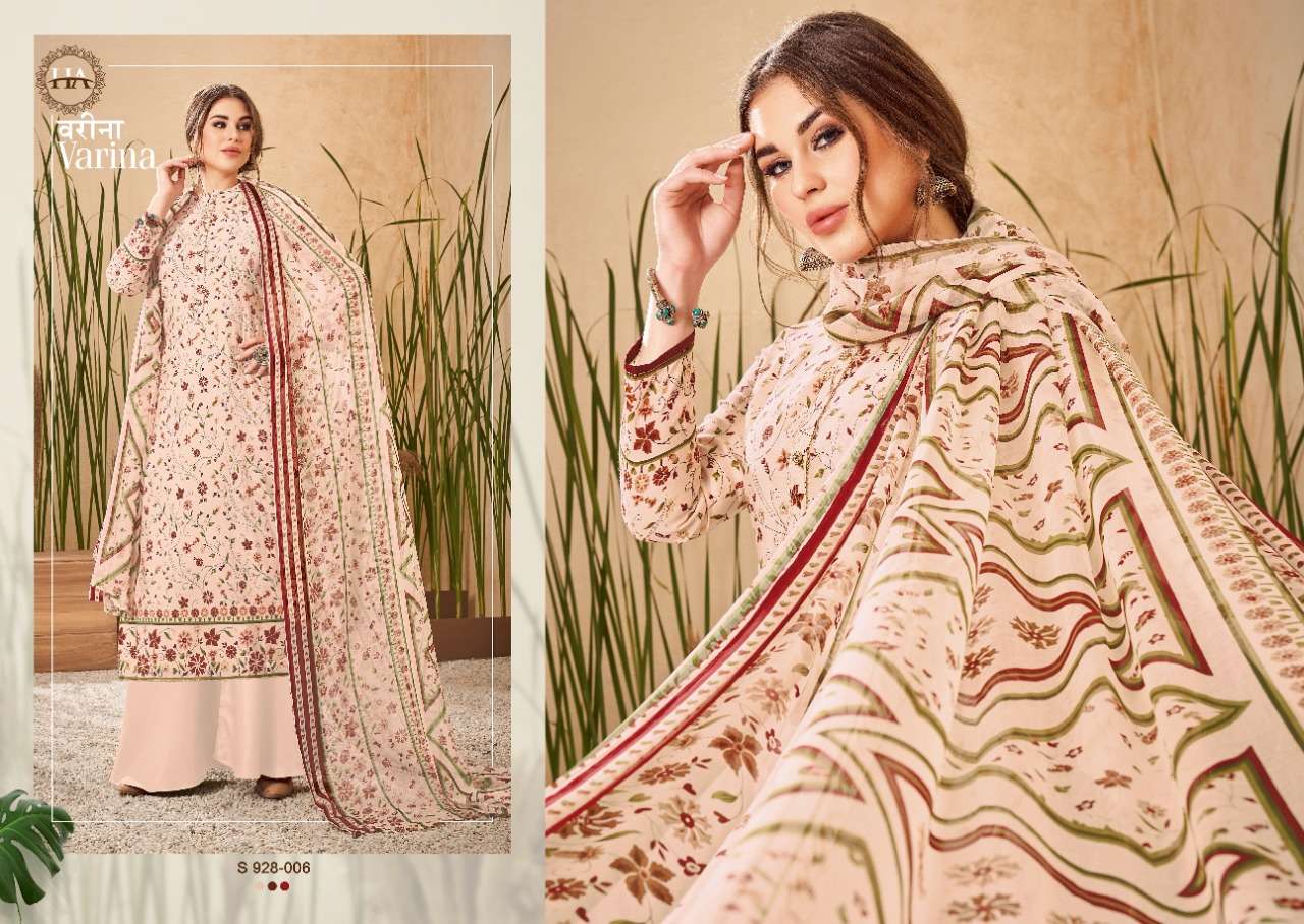 Harshit Varina Catalog Fancy Wear Pure Viscose Silk Ladies Dress Materials