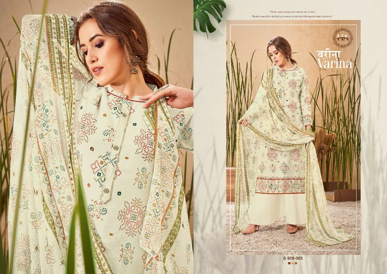 Harshit Varina Catalog Fancy Wear Pure Viscose Silk Ladies Dress Materials