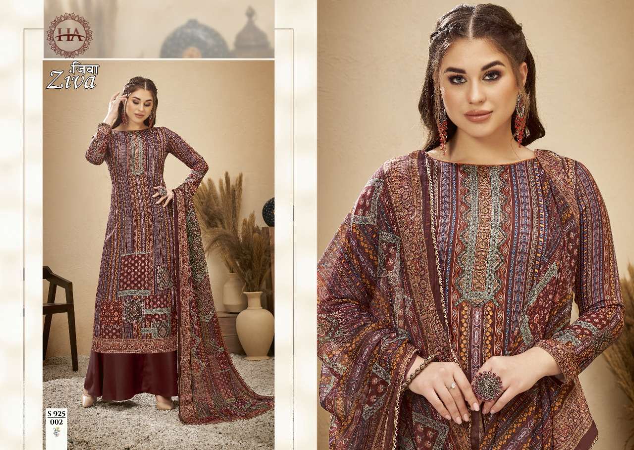 Harshit Ziva Catalog Daily Wear Jam Cotton Printed Ladies Dress Materials 
