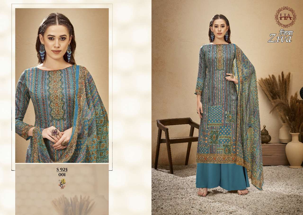 Harshit Ziva Catalog Daily Wear Jam Cotton Printed Ladies Dress Materials 
