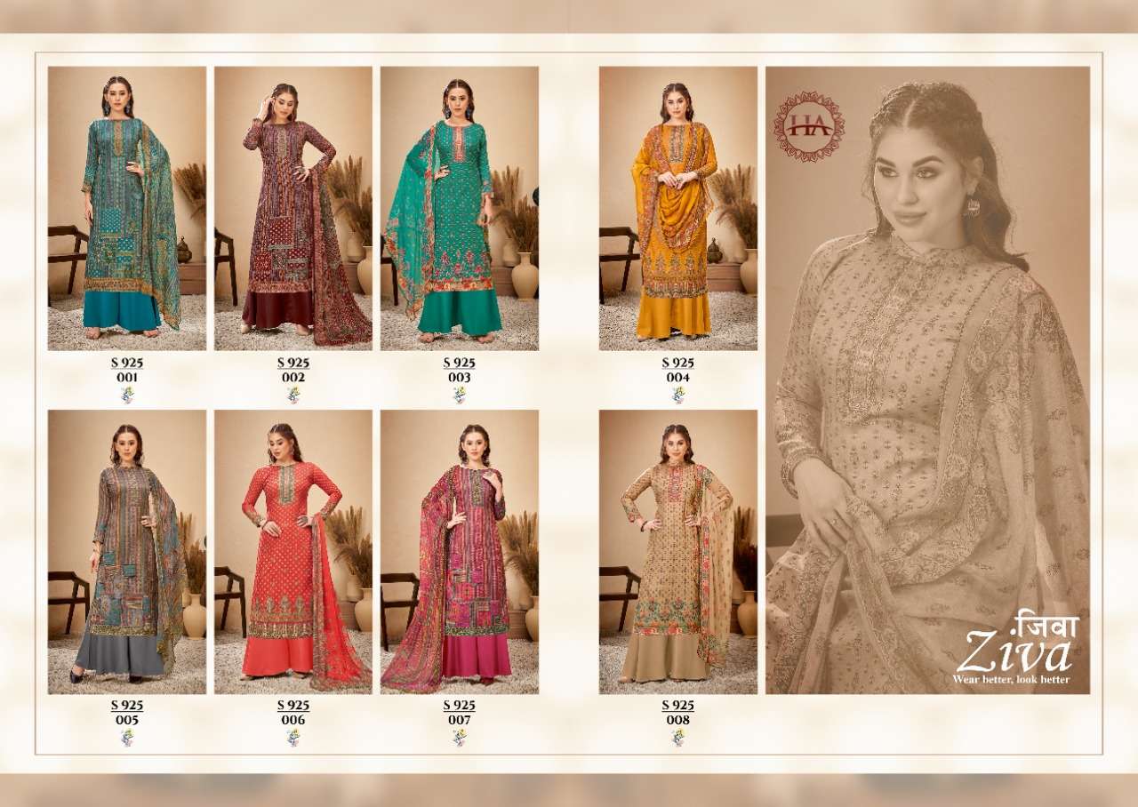 Harshit Ziva Catalog Daily Wear Jam Cotton Printed Ladies Dress Materials 