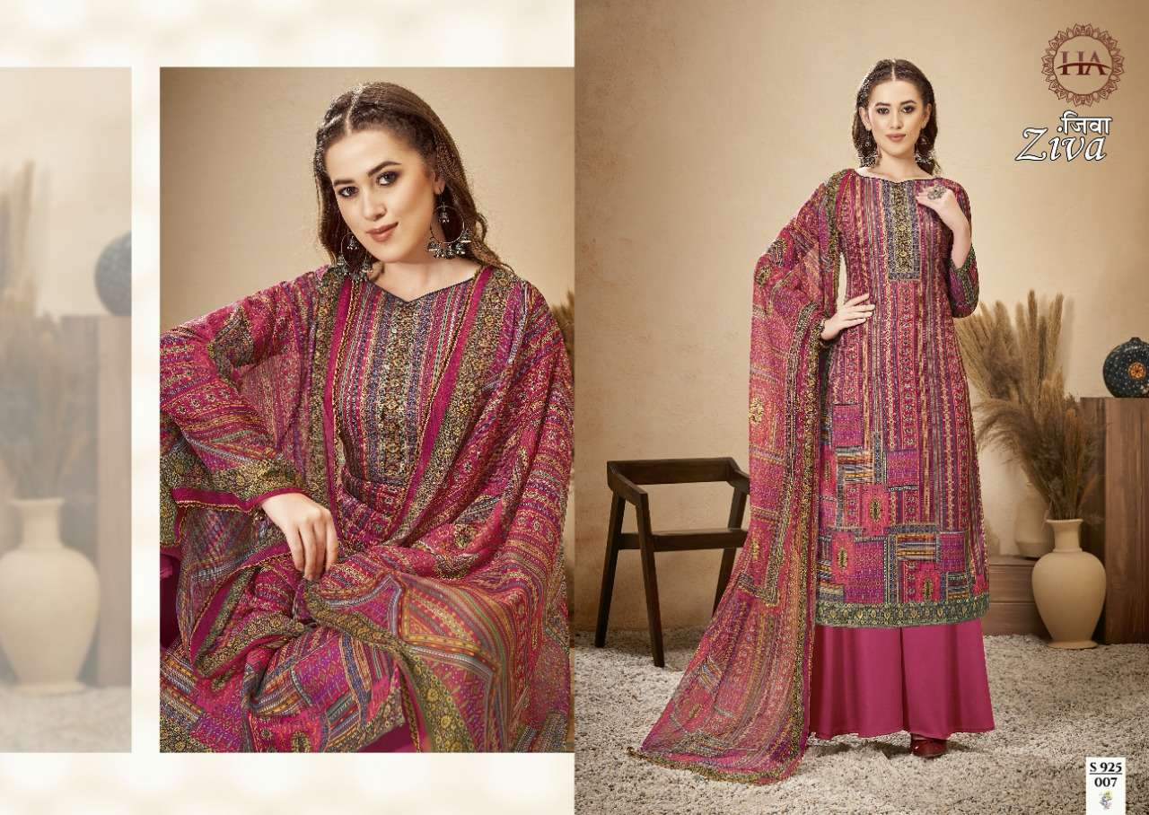 Harshit Ziva Catalog Daily Wear Jam Cotton Printed Ladies Dress Materials 
