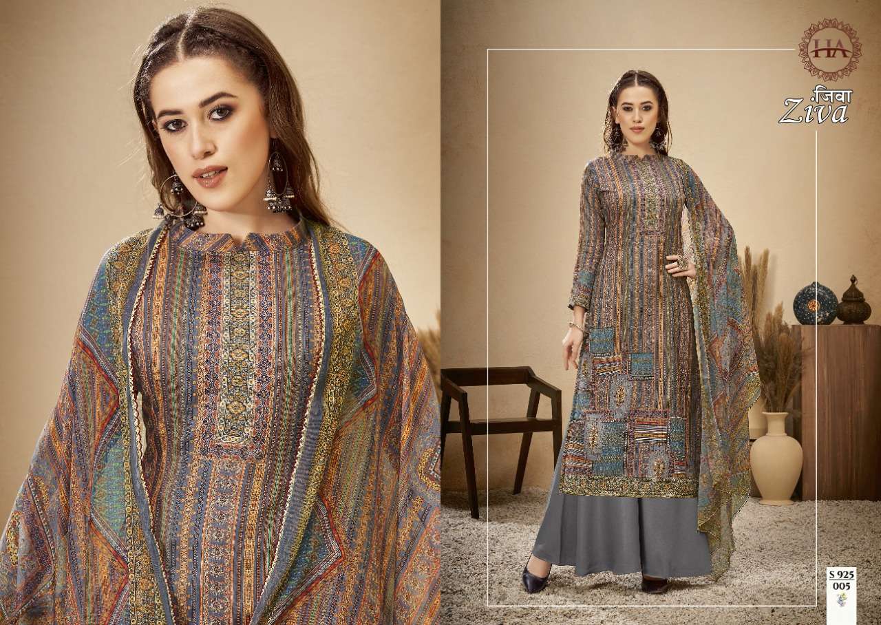 Harshit Ziva Catalog Daily Wear Jam Cotton Printed Ladies Dress Materials 