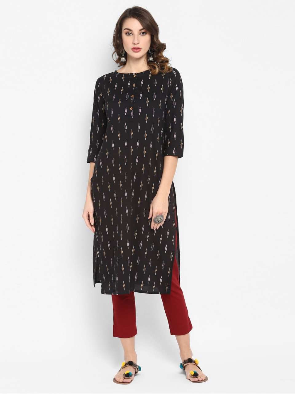 Jaypuri Catalog Casual Wear Cotton Printed Wholesale Kurtis 