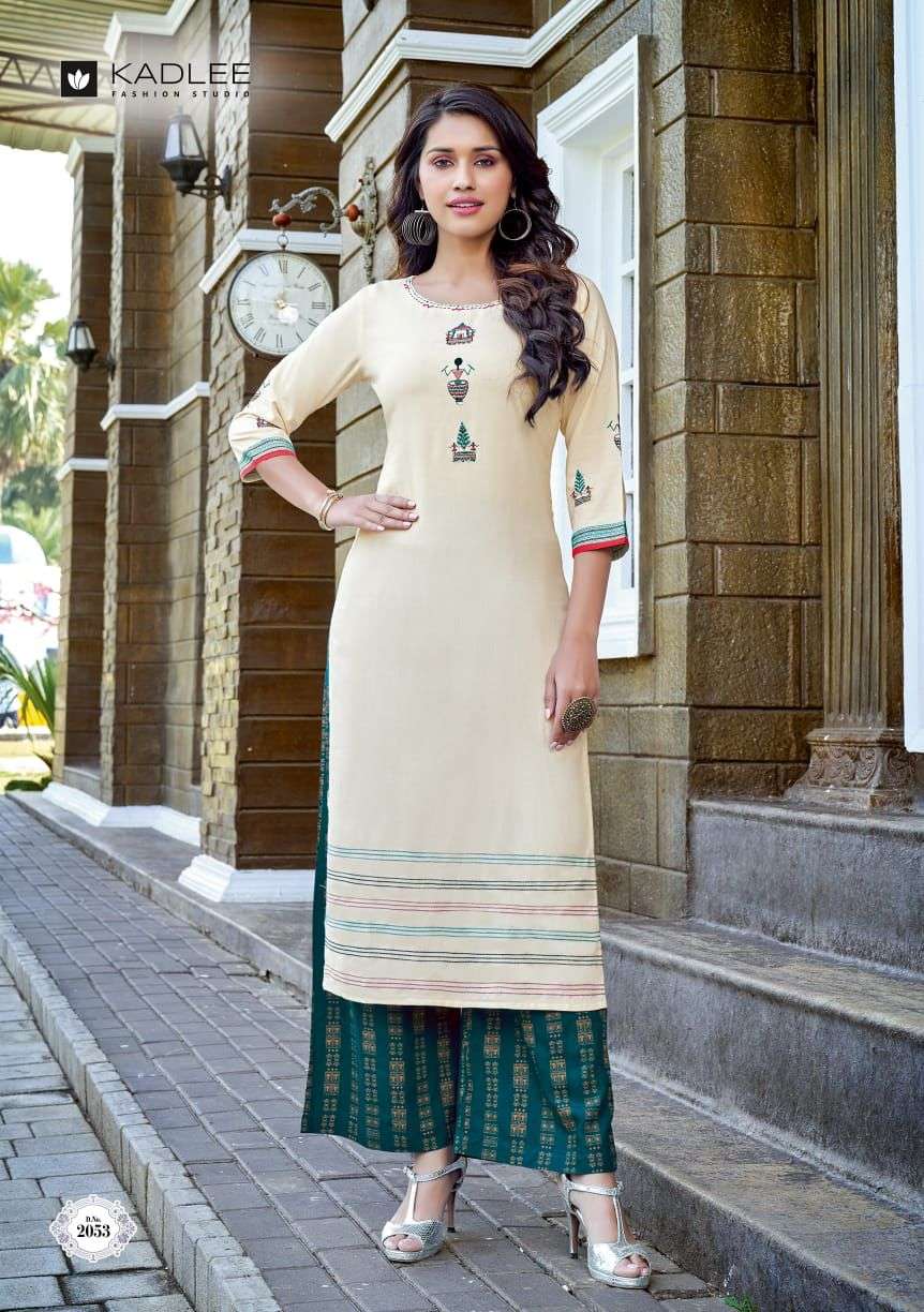 Bandhani Printed A-Line Paneled Kurta with Palazzo - Red – FASHOR