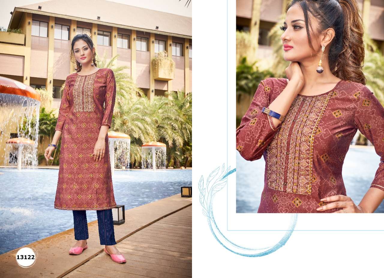 Kalaroop Aston Catalog Festive Wear Kurti With Bottom 