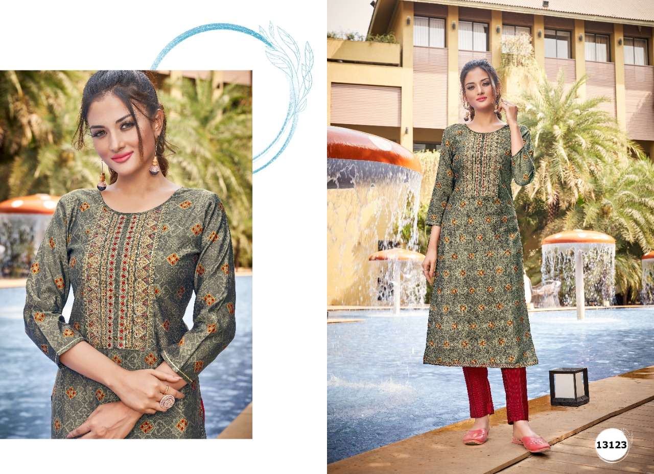 Kalaroop Aston Catalog Festive Wear Kurti With Bottom 