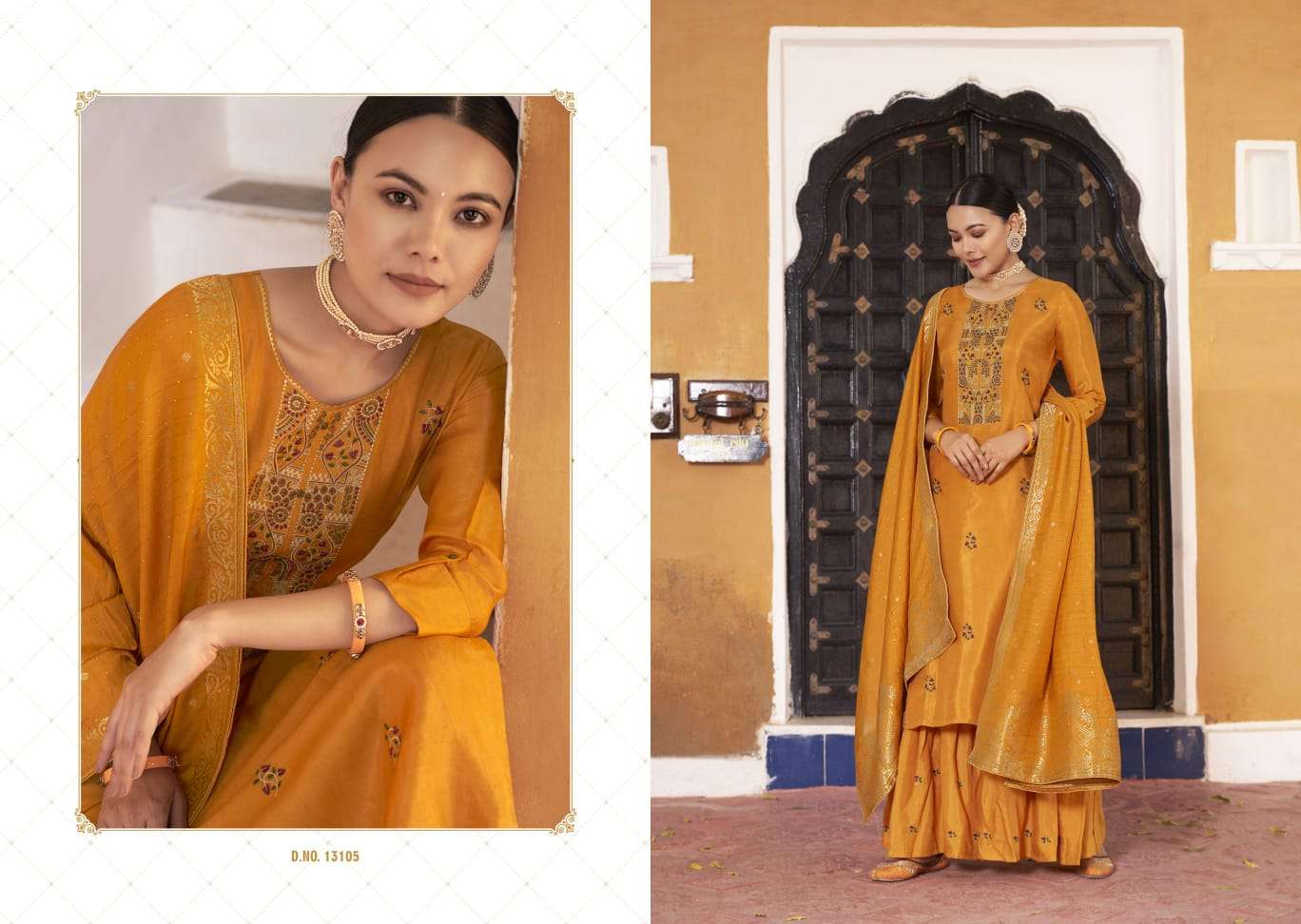 Kalaroop Avira Catalog Exclusive Wear Embroidery Readymade Sharara Suits