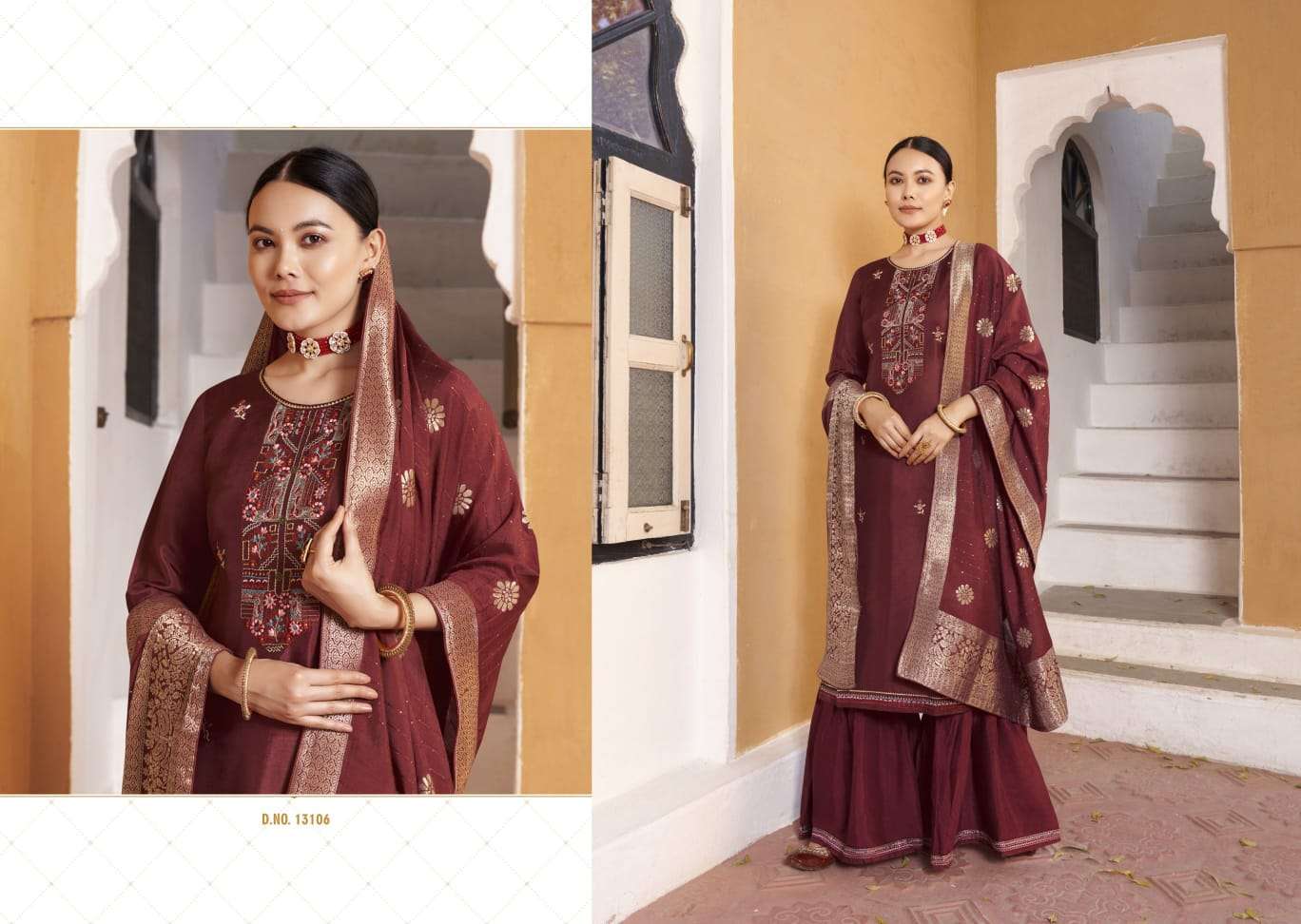 Kalaroop Avira Catalog Exclusive Wear Embroidery Readymade Sharara Suits