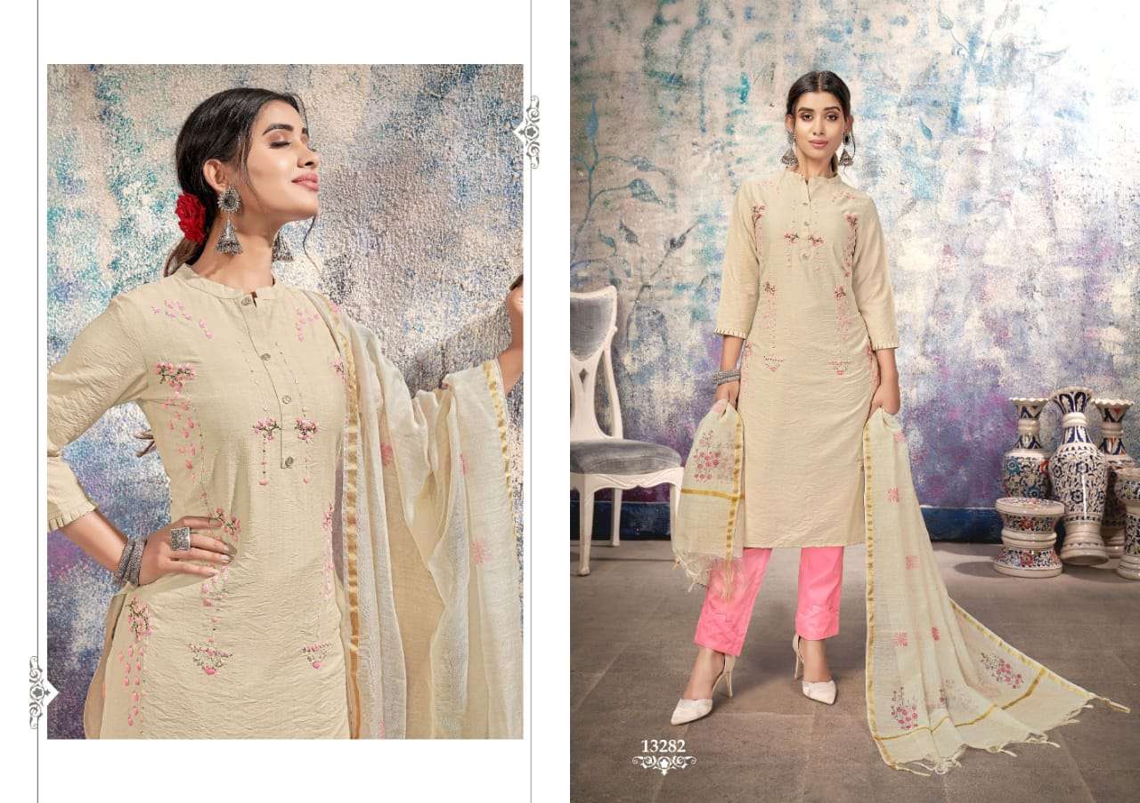 Kalaroop Hunter Catalog Party Wear Readymade Top Bottom With Dupatta