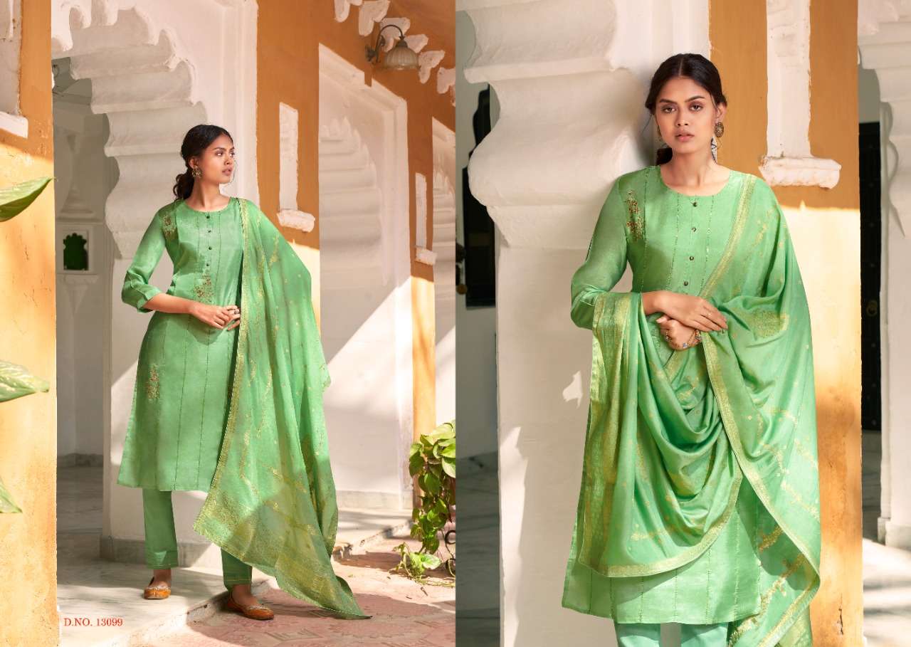Kalaroop Nazakat Catalog Party Wear Readymade Top Bottom with Dupatta